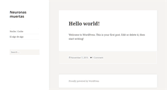 Desktop Screenshot of neuronasmuertas.com