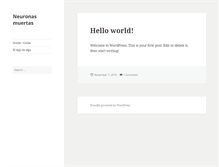 Tablet Screenshot of neuronasmuertas.com